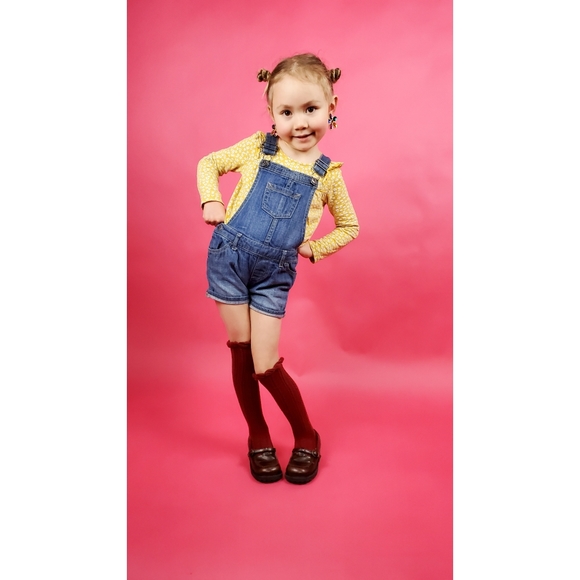 💥CLOSING SALE💥 ADORABLE 3T Denim Overalls - Picture 2 of 2